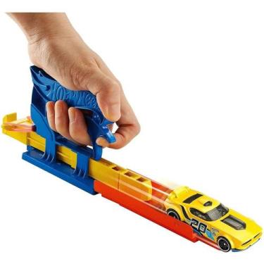 Imagem de Pista Hot Wheels Mattel Action Lançador Básico Com Carro, Azul, Único