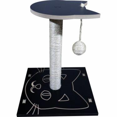 Imagem de Nicho Brinquedo Arranhador Gatos - HARLEY PRETO - madalena