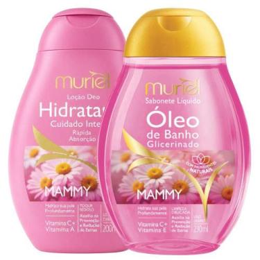 Imagem de Kit Muriel Mammy: Loção Hidratante 200ml e Óleo De Banho Mammy 230ml