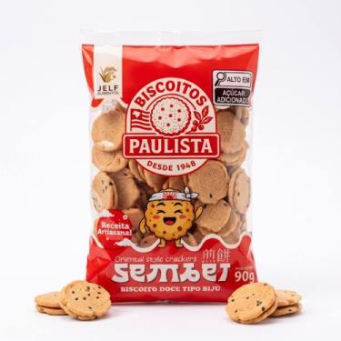 Imagem de Biscoito Doce Tipo Biju Mini Sembei 90g Paulista