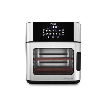 Imagem de Fritadeira Air Fryer Oven Philco PAF16A 16L Inox e Preto 1900W Painel Digital sem Óleo 127V