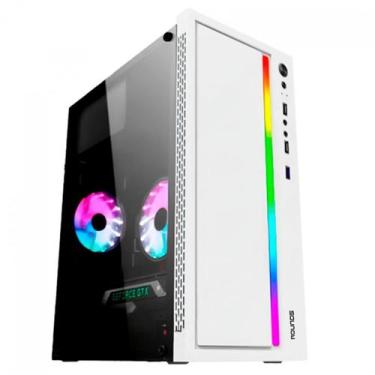 Imagem de Gabinete Gamer Round5 Viper White, Mini Tower, Lateral de Vidro, mATX,
