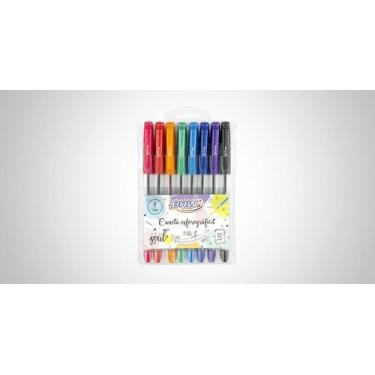 Imagem de Caneta Esferográfica Gel 1.0 mm 8 Cores - BRW