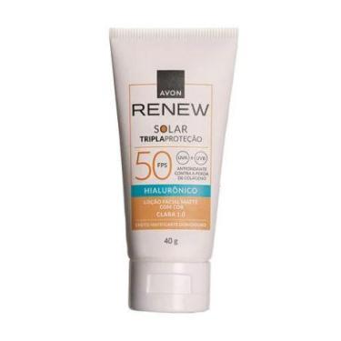 Imagem de Avon Renew Protetor Solar Facial Fps 50 Cor Clara 1.0 40g