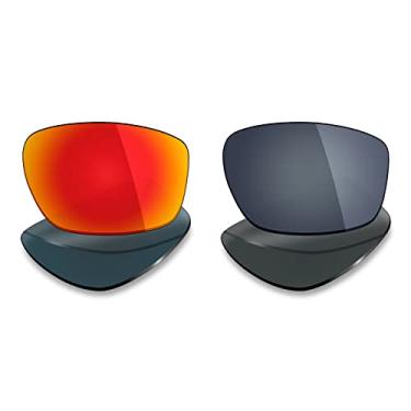 Imagem de 2 pares de lentes polarizadas de reposição da Mryok para óculos de sol Oakley Valve 2014 – Opções