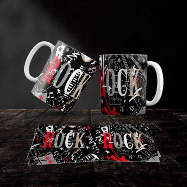 Imagem de Caneca Cerâmica Rock and Roll Mod.17