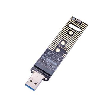 Imagem de Adaptador M.2 NVME USB 3.1, M-Key M.2 NGFF NVME para leitor de cartão USB 3.1 Geração 2 Pontes Chip com 10 Gbps de alto desempenho, compatível com Samsung 950/960/970 Evo/Pro ou outros SSDs M.2 com tipo PCI-E