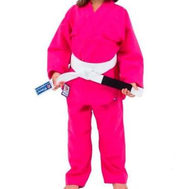 Imagem de Kimono De Judô Infantil Combate Torah Rosa