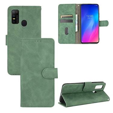 Imagem de YUNCHAO Caixa de telefone Para DooGee N30 Cor Sólida Cor Sinta Sinta Magnética Fivela Horizontal Flip Bezerro Textura PU Caixa De Couro Com Holder & Cart Slots & Carteira capa para celular