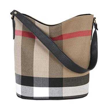 Imagem de oneyes Bolsa feminina para meninas adolescentes, bolsa de ombro para meninas, bolsas transversais para adolescentes, bolsas de trabalho (preto), Preto