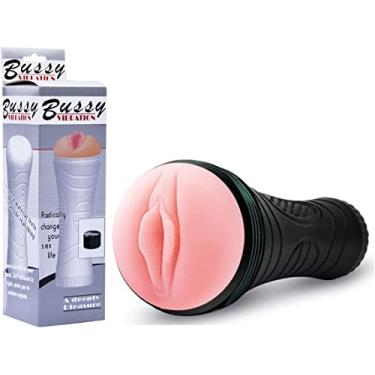 Imagem de Masturbador Lanterna Com Vibro e Textura Idêntica a Vagina, Masturbação Masculina