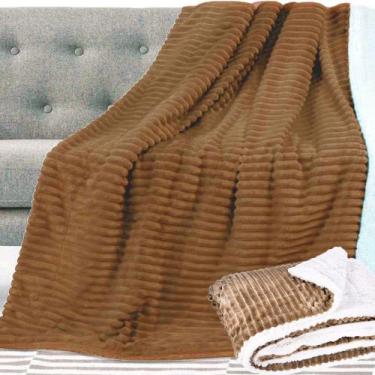 Imagem de Cobertor Edredom Dupla Face Extra Macio Manta Microfibra King Carneiro