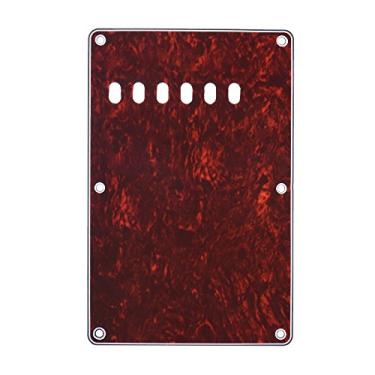 Imagem de Qudai Pickguard Back Plate Tremolo Cavity Tampa Backplate estilo vintage para Stratocaster Strat ST Padrão estilo moderno da guitarra elétrica 4ply
