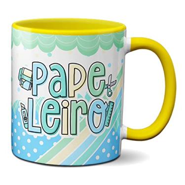 Imagem de Caneca Papeleiro Presente Material Escolar Papelaria (Amarela)