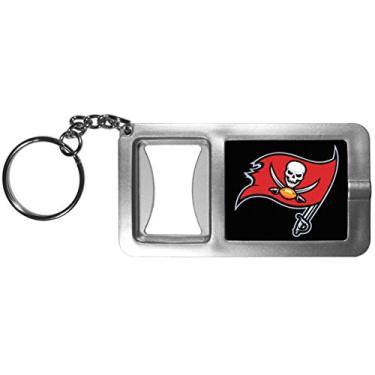 Imagem de Chaveiro NFL Siskiyou Sports Fan Shop Tampa Bay Buccaneers Lanterna com abridor de garrafa, tamanho único, preto