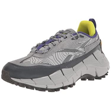 Imagem de Reebok Tênis de corrida masculino Zig Kinetica 2.5 Fitness Workout, Cinza puro, 7.5 Women/6 Men