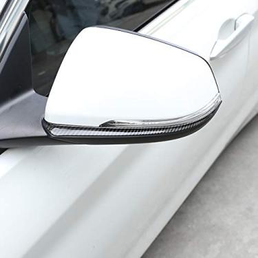 Imagem de JIERS Para BMW X1 F48 2016-2019 X2 F47 2018, tiras de espelho retrovisor lateral ABS acessório para carro