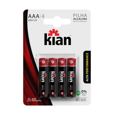 Imagem de Kian - Pilha Alcalina AAA - Blister C/4