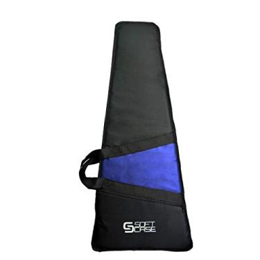 Imagem de Capa para Guitarra Infantil Start Soft Case Almofadada Azul - Proteção Leve e Resistente