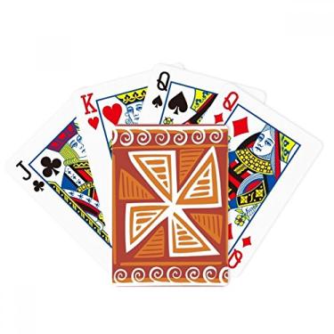 Imagem de DIYthinker Brown Windmill Totems Civilização Antiga Poker Baralho de Mesa Presente