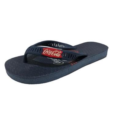 Imagem de Chinelo Dedo Borracha Masculino Casual Coca Cola Cc3761-Masculino
