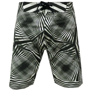Imagem de Bermuda Alkary Geométrica Preta-Masculino