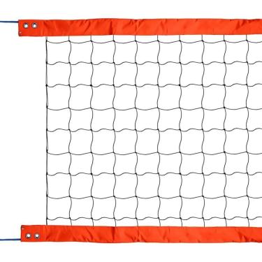 Imagem de Rede Beach Tennis Oficial 2 Faixas PVC Fio 2.0 PE Laranja Spitter