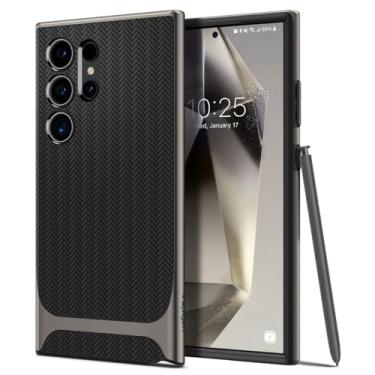 Imagem de Capa Spigen para Samsung Galaxy S24 Ultra: Neo Hybrid [Dual-Layered][Made for Samsung] para Samsung Galaxy S24 Ultra - Gunmetal