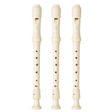 Imagem de Kit 3 Flautas Doce Soprano Germânica Em C YRS-23 Yamaha