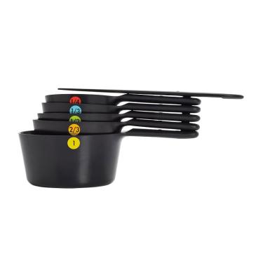 Imagem de Conjunto de 5 Xícaras Medidoras OXO Preto
