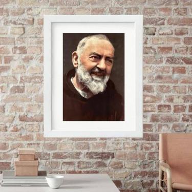 Imagem de Quadro Fotografia Padre Pio - 60X48Cm