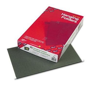 Imagem de Smead Pastas De Arquivo Suspensas, Sem Guias, Estoque De 11 Pontos, Ofício, Verde, 25/Caixa Verde