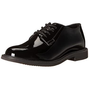 Imagem de Bates Sapato masculino Sentry Oxford de alto brilho, Brilho preto, 7 Wide