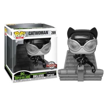 Imagem de FUNKO POP SUPER VILLAINS DELUXE DC COLLECTION JIM LEE EXCLUSIVO GAME STOP CATWOMAN 269