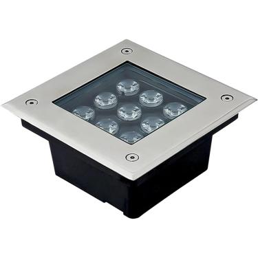 Imagem de CHINFE Square LED Underground ght Outdoor Ground ght IP67 Waterproof Landscape ghts for Garden Path Enterrado Yard Lamp AC85-265V, Warm White, 4W
