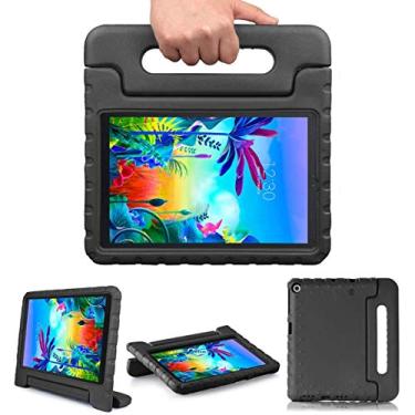 Imagem de Golden Sheeps Capa adequada para crianças compatível com Walmart Onn 7" 3ª geração versão 2022 (modelo: 100071481) capa de suporte conversível ultra leve à prova de choque (preto)