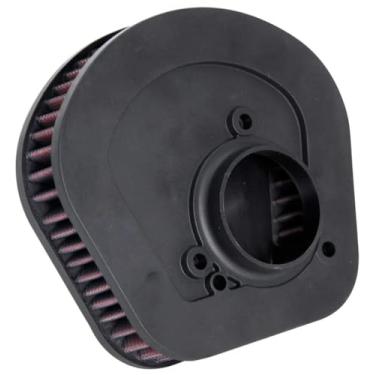 Imagem de Filtro de Ar Esportivo K&N HD-1718 para Harley Motor M8 107ci Softail: Fat Boy, Fat Bob, Street Bob, Heritage, Deluxe Slim 2018 Em Diante – Reutilizável, Lavável, Original