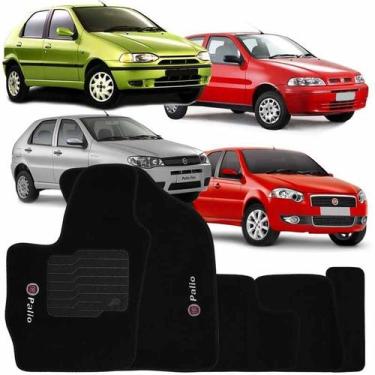 Imagem de Jogo de Tapete Automotivo Carpete Fiat Palio G1 G2 G3 G4 1996 à 2011 S