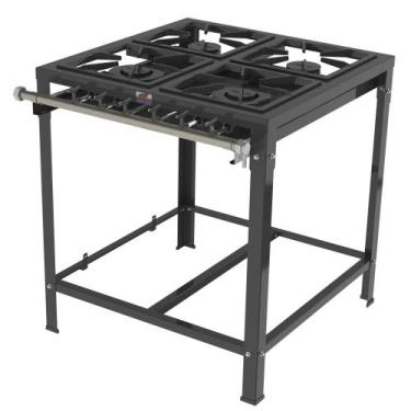 Imagem de Fogão Progás 2 Queimadores Simples e 2 Duplos PMSD-42 G2