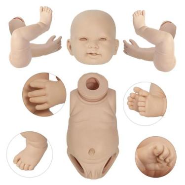Imagem de Kit Para Arte Reborn Com Corpo De Vinil Silicone Molde Luca - Cegonha 