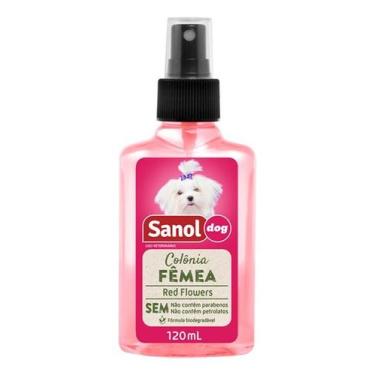 Imagem de Sanol Dog Colônia Fêmea - Red Flowers - 120ml 