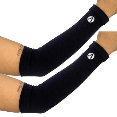 Imagem de Manguito Curto De Volei Liso Tamanho Único Vistho, Preto