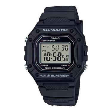 Imagem de Relógio Masculino Casio Digital Preto W-218H-1Avdf, Preto