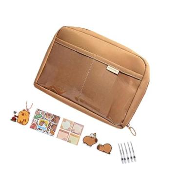 Imagem de MYCENSE Estojo de Lápis, Bolsa para Lápis, Grande Capacidade, com Zíper, Bolsa de Papelaria de Desenho Animado, Caixa de Lápis para Meninas, Crianças, Style F