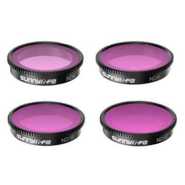 Imagem de Kit 4 Filtros - ND4+ND8+ND16+ND32 Para Insta360 GO 2 - Sunnylife