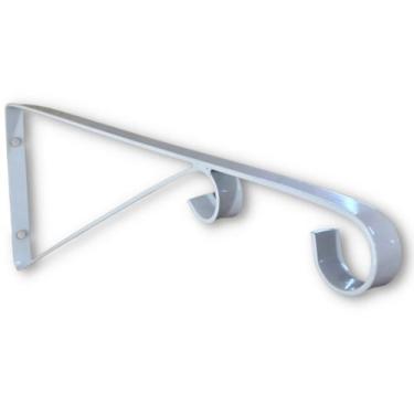 Imagem de Mão Francesa Ferro 30cm p/ Pendurar Vaso de Plantas Parede - Alpe & Ar