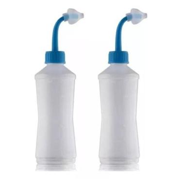 Imagem de Frasco Lavagem Nasal Lavador Higienizador Bebê 250ml Kit C/2 - Sea Sal