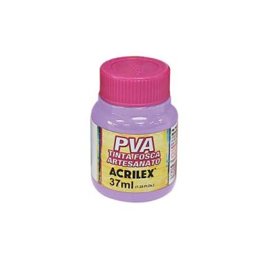 Imagem de Tinta Pva Fosca Acrilex 37ml para Artesanato Cores Diversas, Lilás