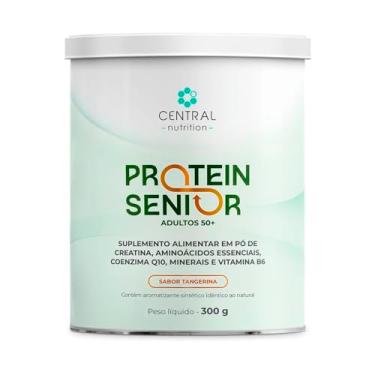 Imagem de Protein Senior Adultos 50+ - Creatina + Aminoácidos + Coenzima Q10 - Sabor Tangerina 300g - Central Nutrition