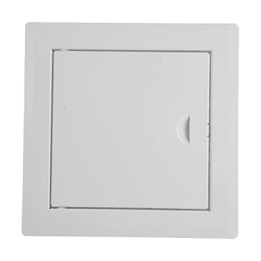Imagem de Vent Systems Painel de acesso de metal branco de 15 x 15 cm - Portas de fácil acesso - Painel de acesso para drywall, parede e teto, tampa de porta de serviço elétrico e encanamento